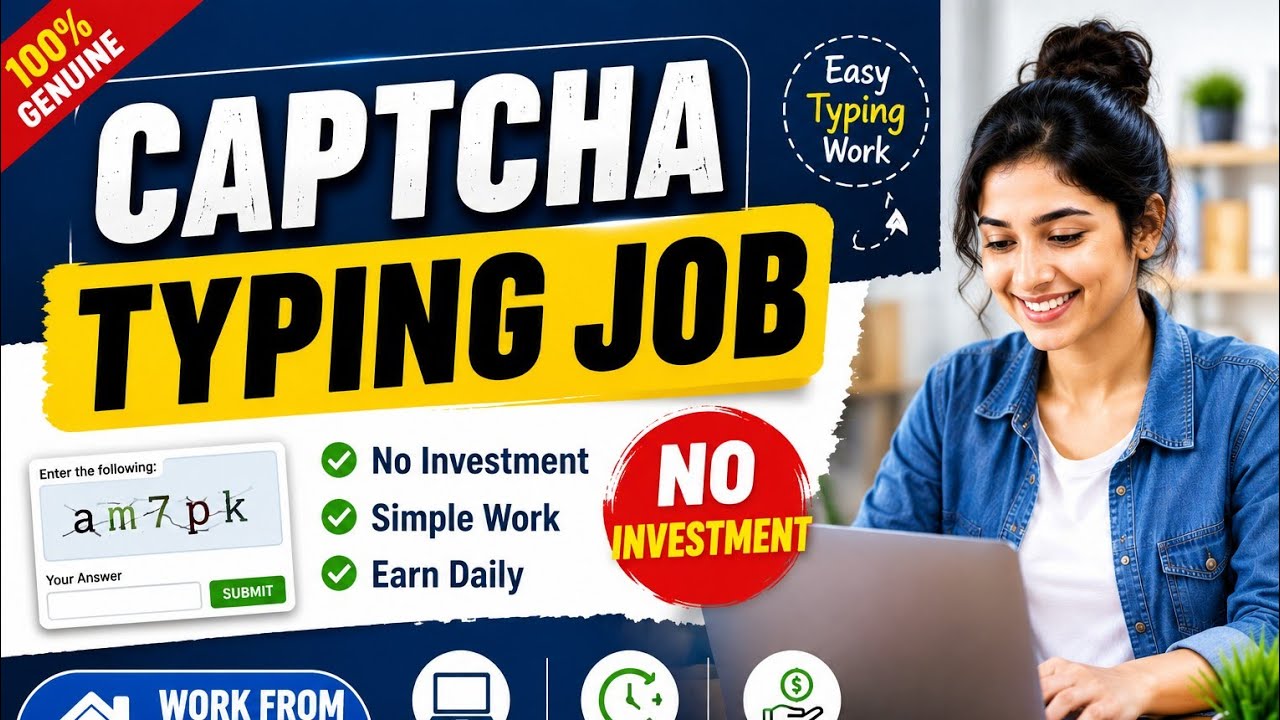 New Captcha Typing Job | Without Investment | Work From Home | Tamil