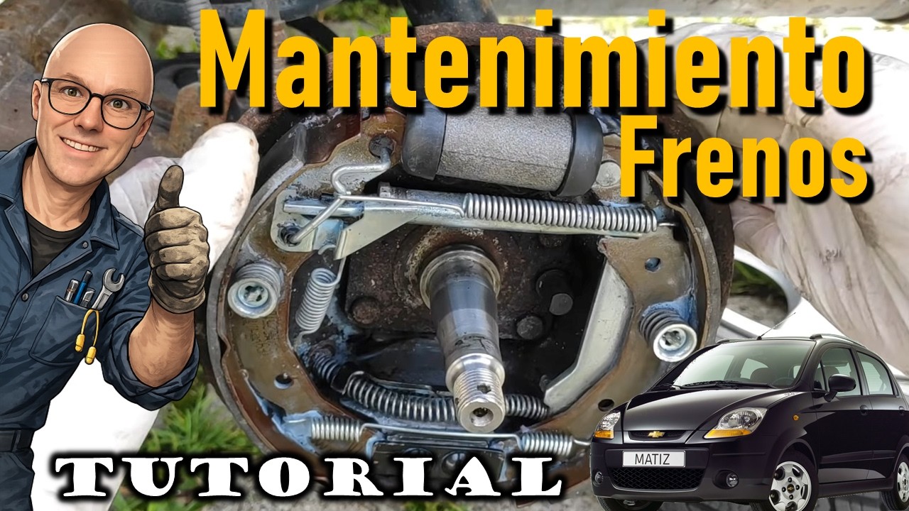 😀Mantenimiento frenos tambor traseros - Rodamientos - Chevrolet Matiz / Spark - Pontiac G2  Tutorial
