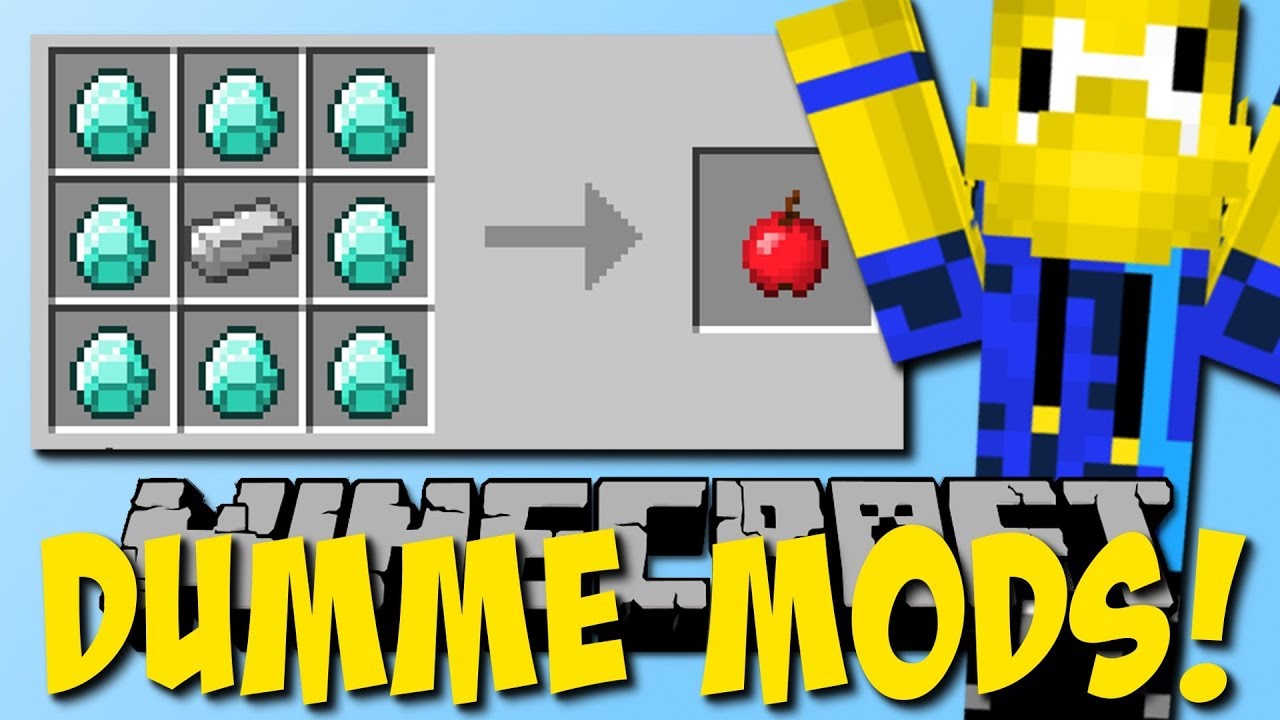 Die dümmsten Mods! (Diamant zu Apfel, 1000 Mods Mod)