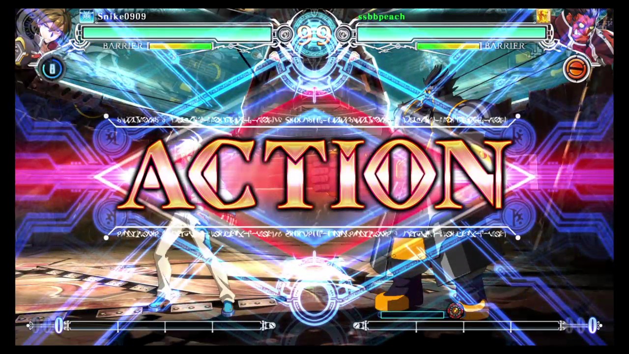 BBCF online match 2