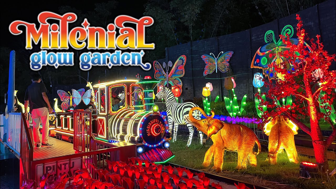 BERMAIN DI MILENIAL GLOW GARDEN - JATIM PARK 3