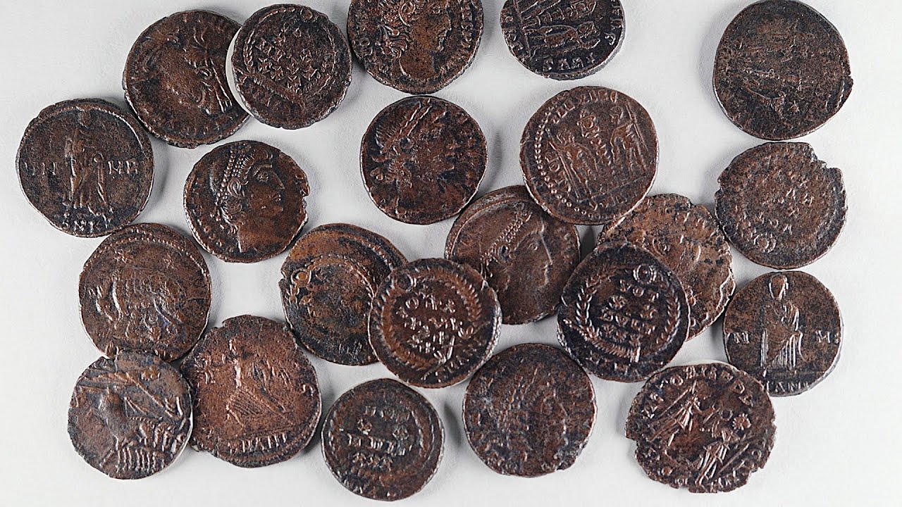 A rare hoard of coins was discovered in a hidden system in the Galilee
