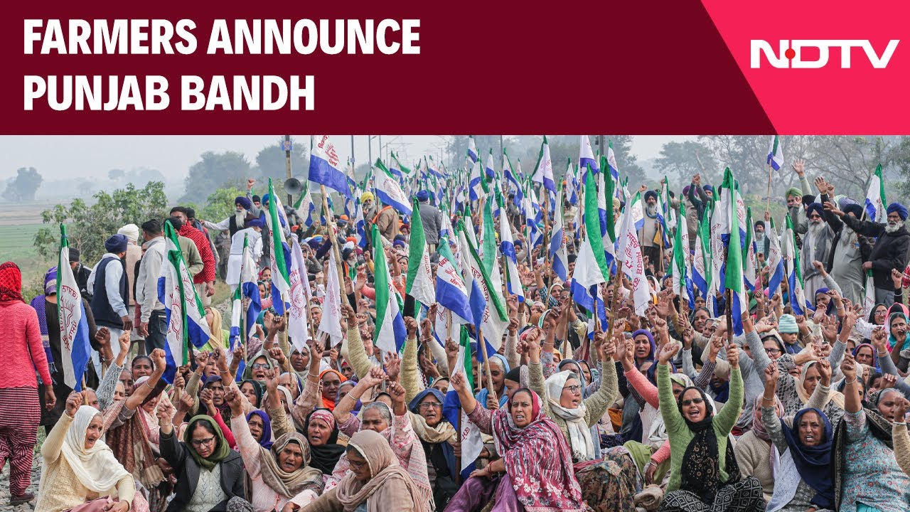 Punjab Bandh News | Punjab Bandh: Farmers Announce Punjab Bandh, Block Roads At Many Places