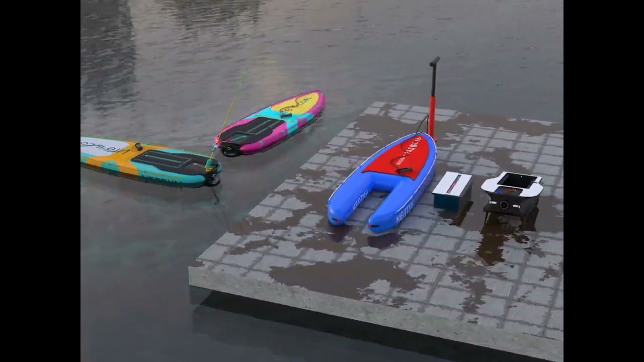 Neptun &mdash; Modular Inflatable SUP with Jet Drive