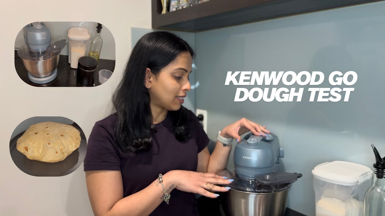 Kenwood Go Stand Mixer! ✅ Dough test! Smooth, soft chapati dough in minutes!