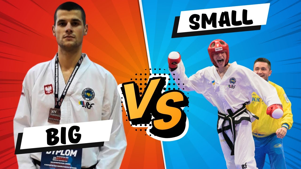 Big vs Small in ITF TKD Sparring - Unlocking the Secrets to Overcoming Size Differences!