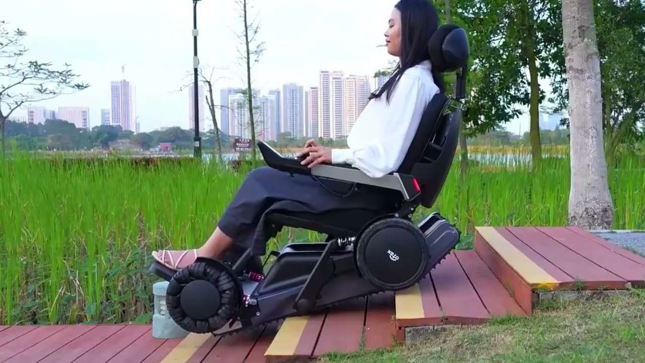 This AI Mobility Robot Wheelchair Can Climb, Crawl & Conquer Anything -  Meet XSTO X12!