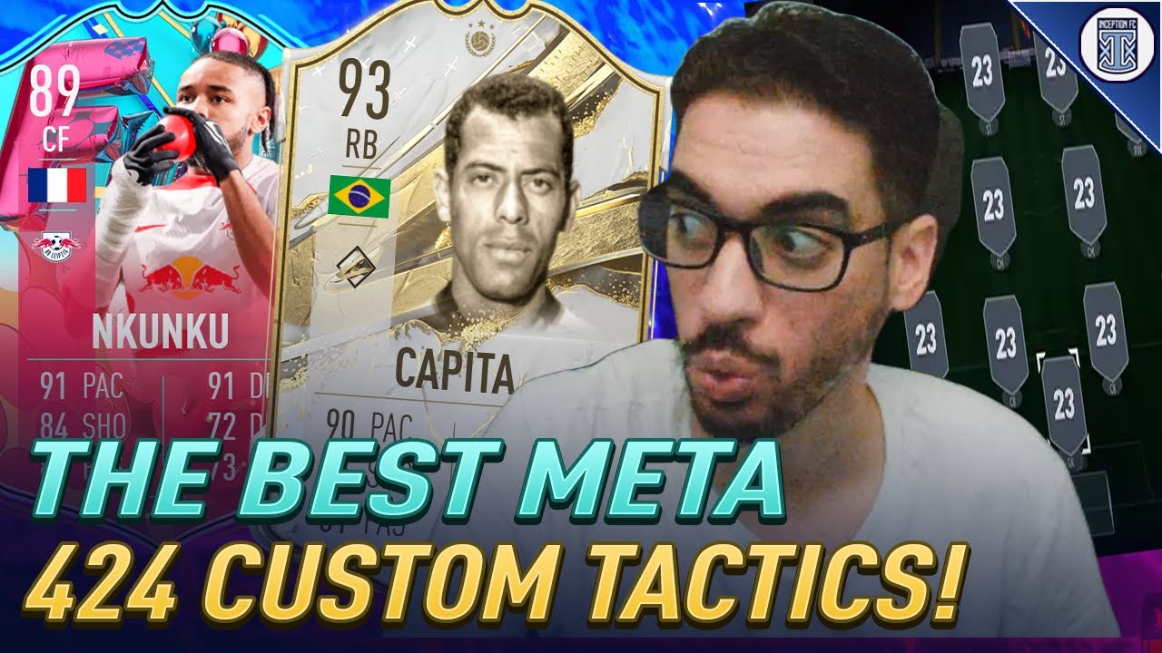 THE BEST META 424 FORMATION & CUSTOM TACTICS FOR FIFA 23 ULTIMATE TEAM