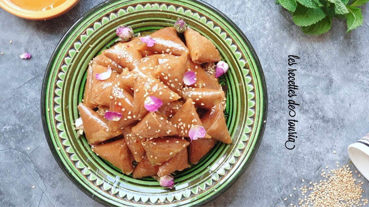 BRIOUATES AMANDES-CARAMEL Les recettes de touria