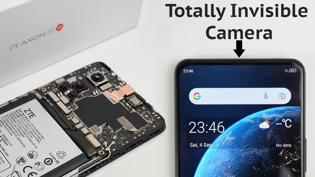 How This Incredible Under Screen Camera Works - Axon 30 Teardown