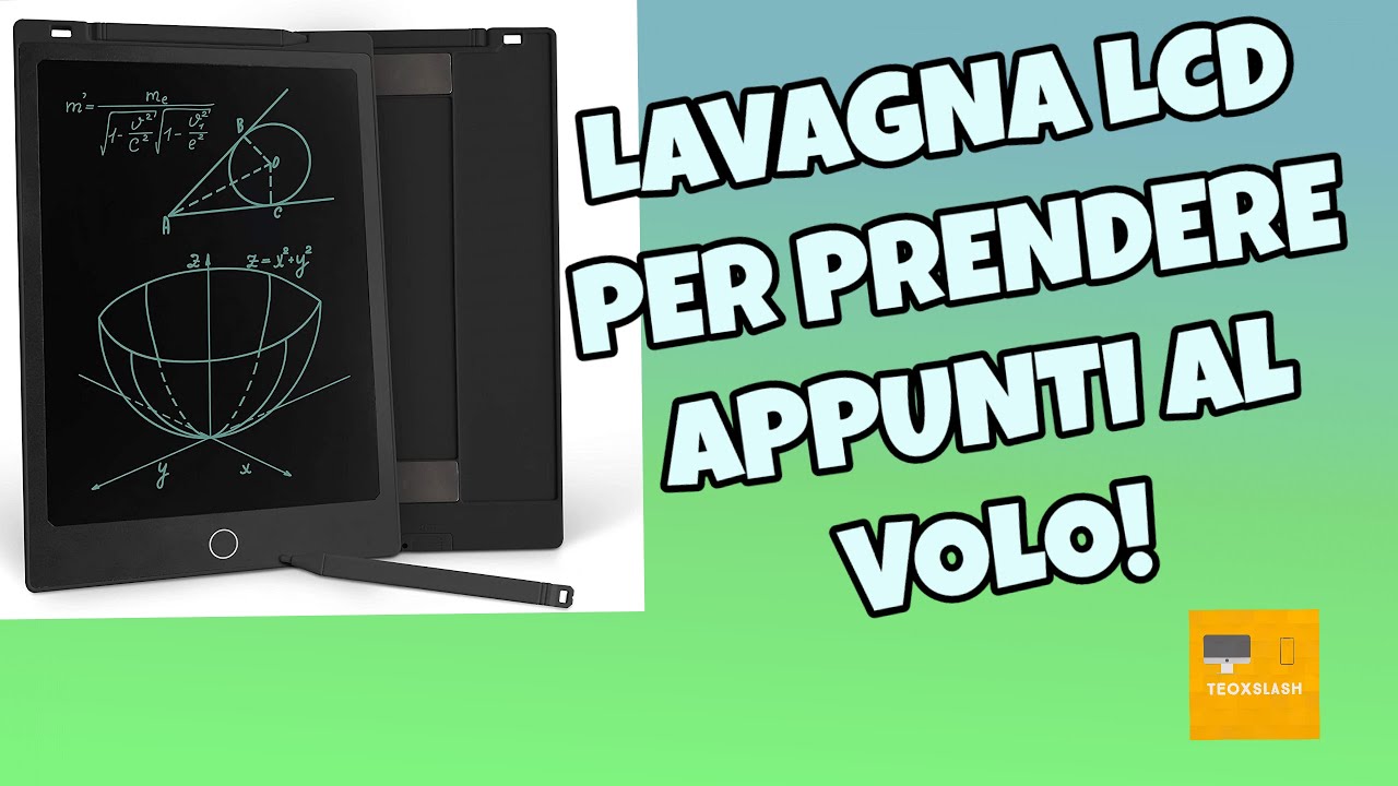 LAVAGNA LCD prendere appunti AL VOLO! (Unboxing e considerazioni personali)