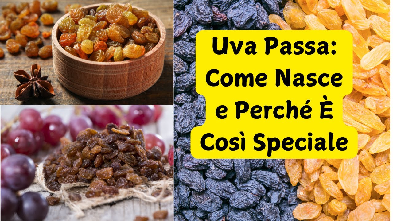 Uva Passa Storia, Varietà e Benefici  #UvaPassa #fruttasecca #alimentazionesana