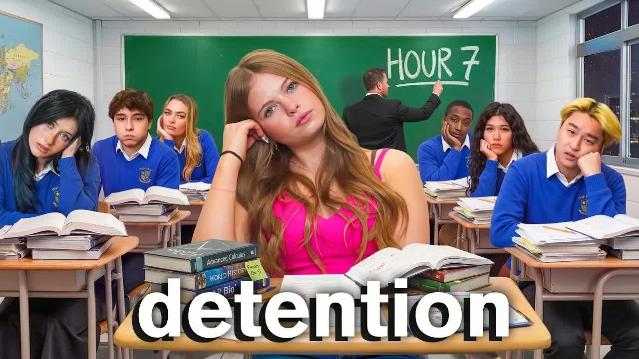 Jordan Matter! TRAPPED IN DETENTION for 24 Hours