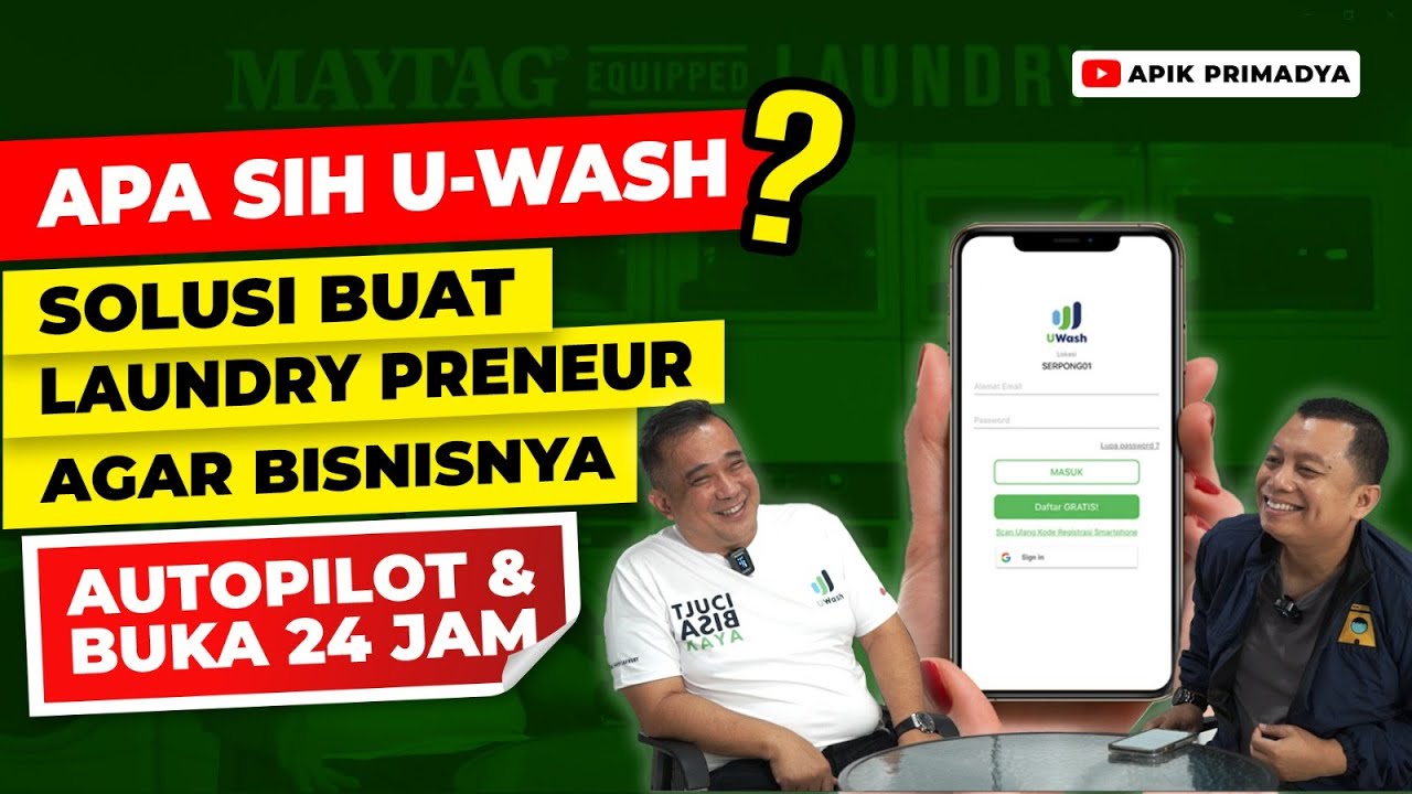 INGIN BISNIS LAUNDRY AUTOPILOT DAN BUKA 24 JAM❓❗ PAKAI SYSTEM U-WASH❗ | QRCODE Laundry