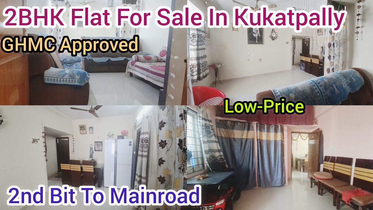 2 BHK Flat For Sale In Kukatpally || 20mts To Chittaramma Temple || West || GHMC || Code: BSR-22✨️