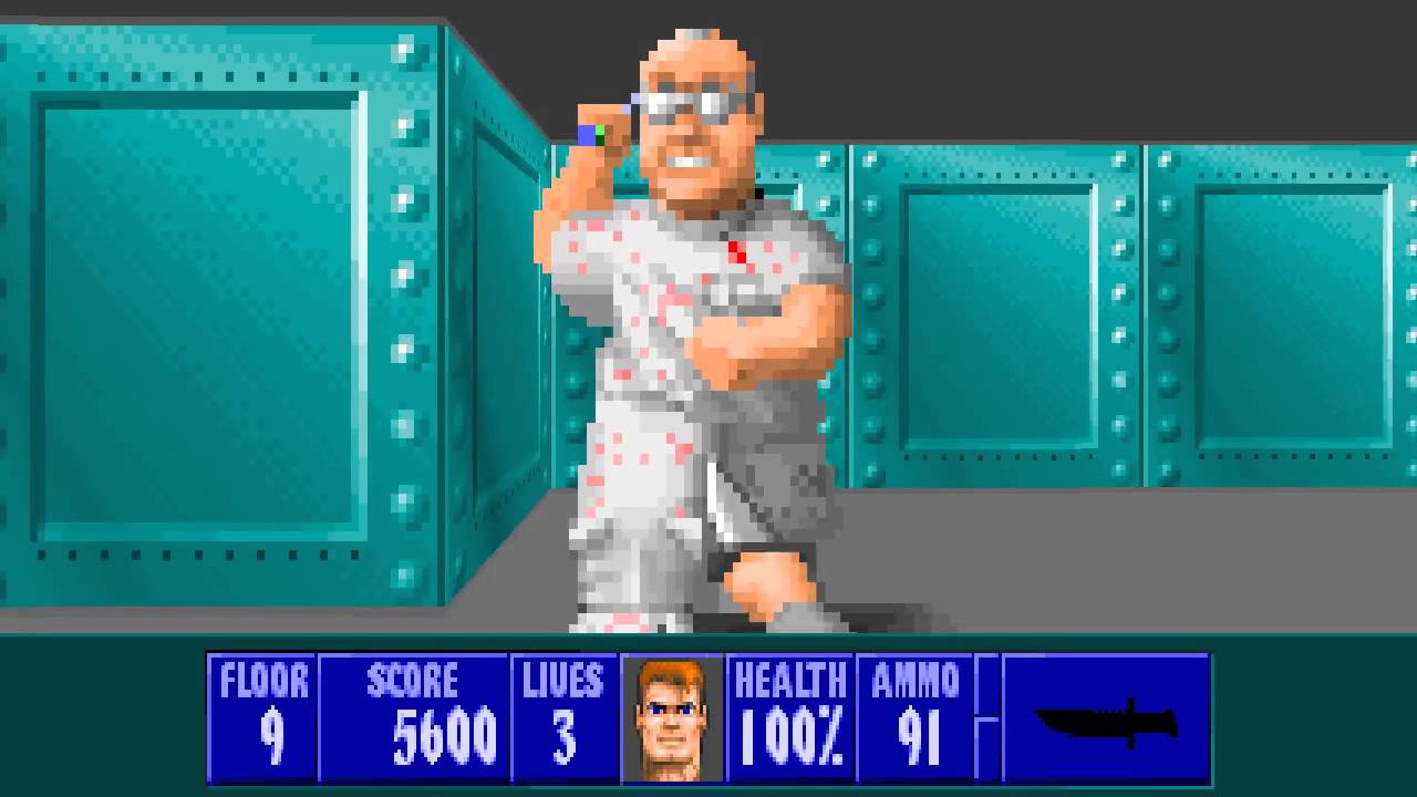 Dr. Schabbs vs. the knife (An Insanity Test in 60 FPS)