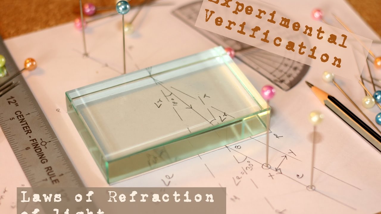 Experimental Verification of Laws of Refraction of light