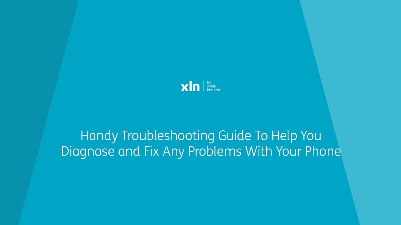 Handy troubleshooting guide to help you diagnose and fix any problems with your phone.