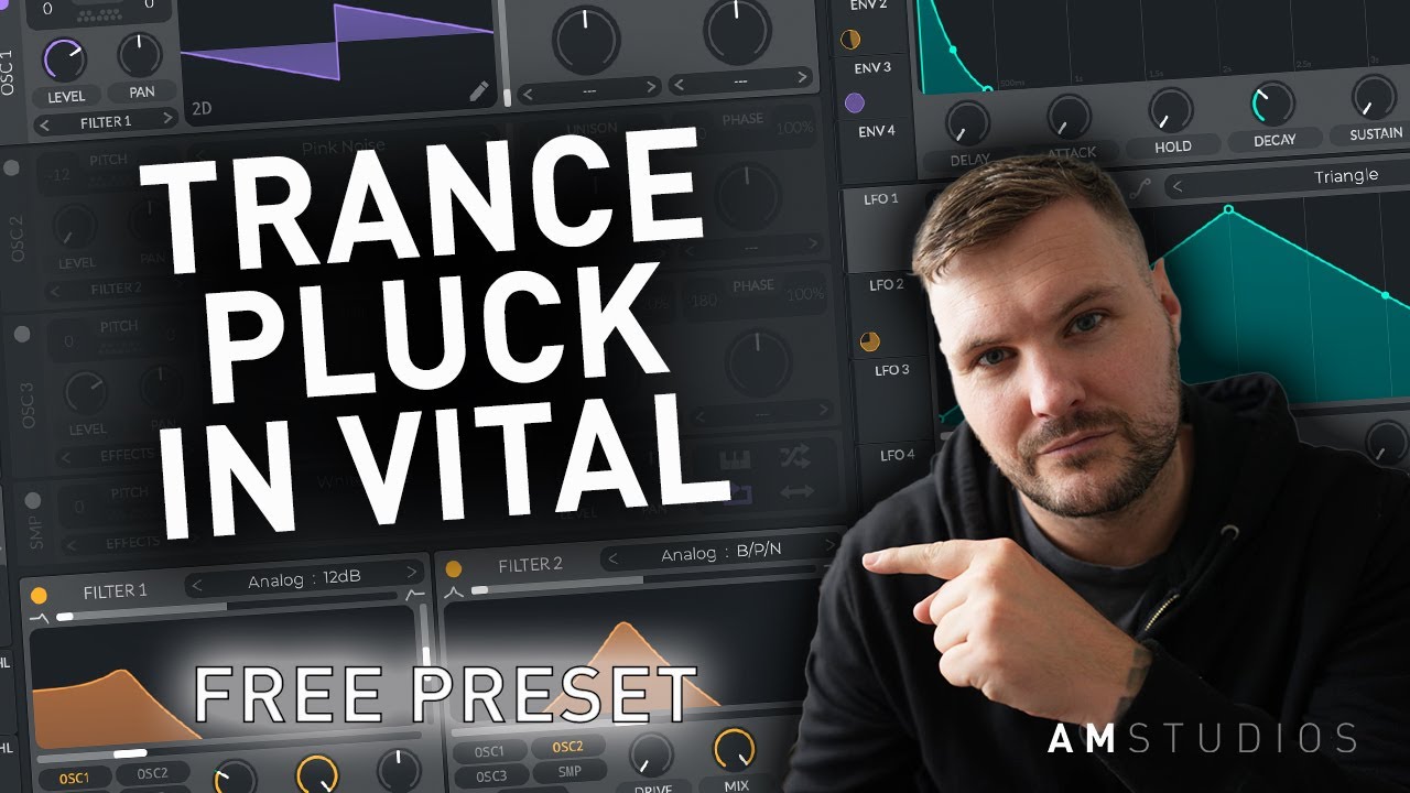 Урок по щипковому инструменту Vital Trance — БЕСПЛАТНЫЙ ПРЕСЕТ