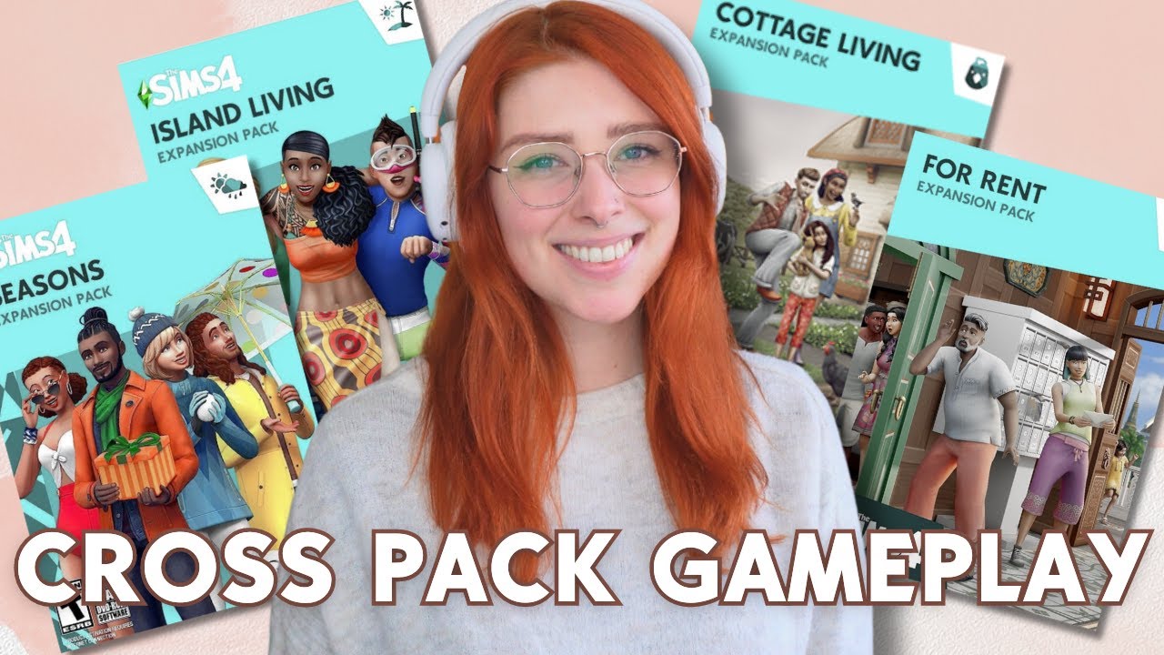 Best Cross Pack Gameplay for The Sims 4 ~ Including For Rent