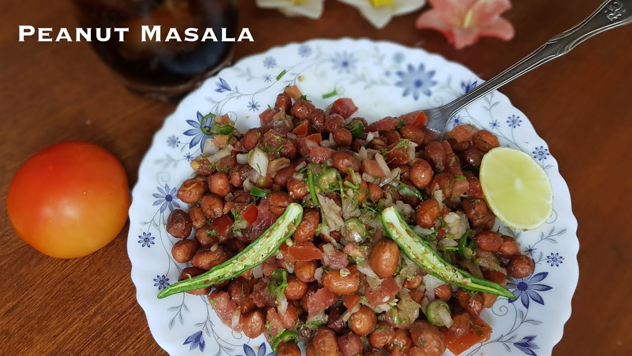 Peanut Masala Fry | Peanut Salad | मूंगफली चाट