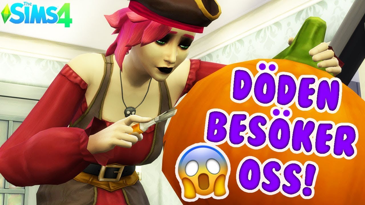 Halloween pyntar huset!🎃 The sims 4