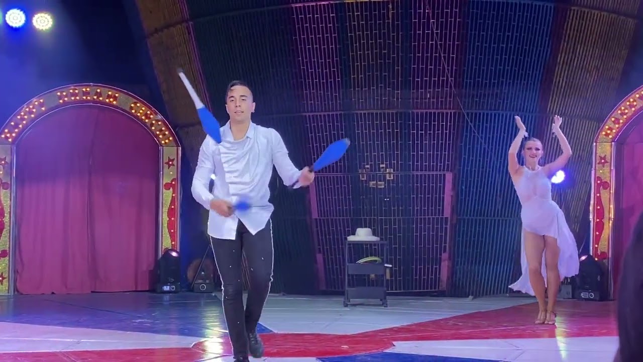 ハッピードリームサーカス福岡•福津 初公演  ダニエルさんのジャグリング！