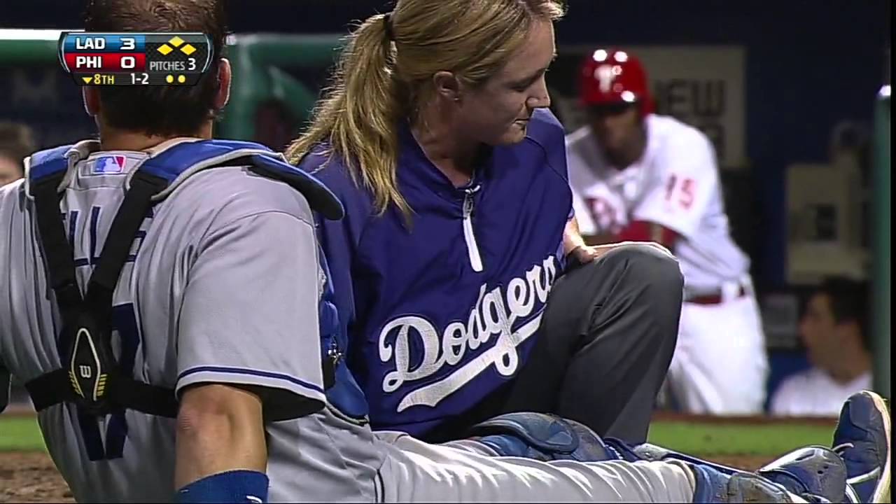 2013/08/16 A.J. Ellis shaken up