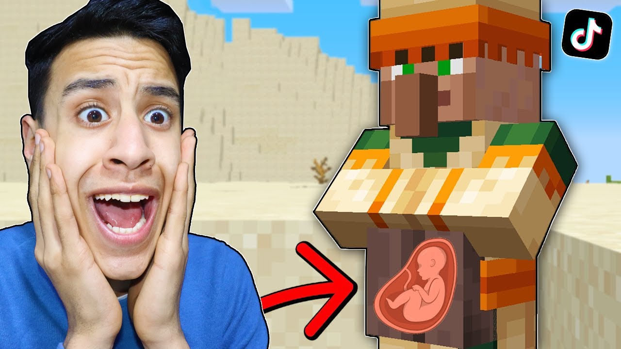 ماين كرافت : ابن القروي الشرير | Son of the evil villager  😈👶!!