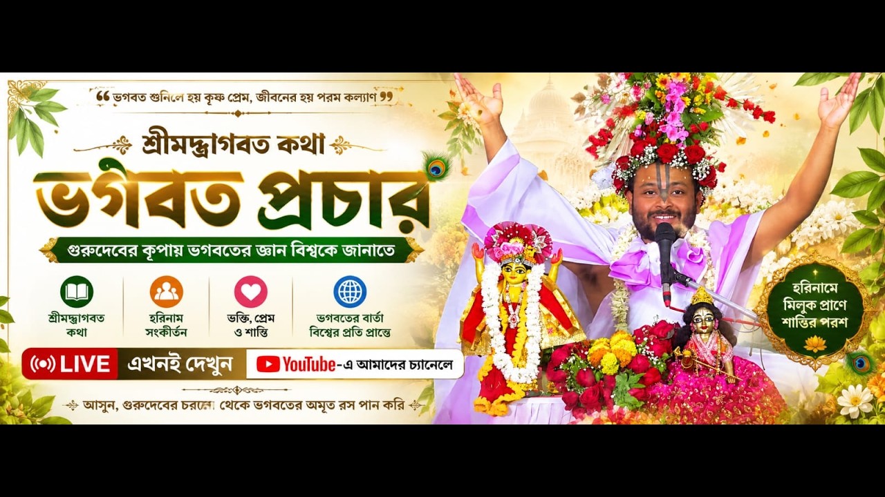 হরিনাম উৎসব / শ্রী শ্রী শ্যামসুন্দর জিউ মন্দির / ৫ নং সুভাষ পল্লী , আশোকনগর