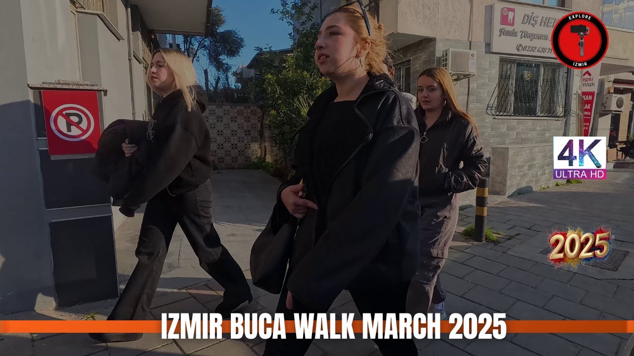 IZMIR BUCA 2025 Walking Tour | 4k UHD 60fps | İZMİR TÜRKİYE