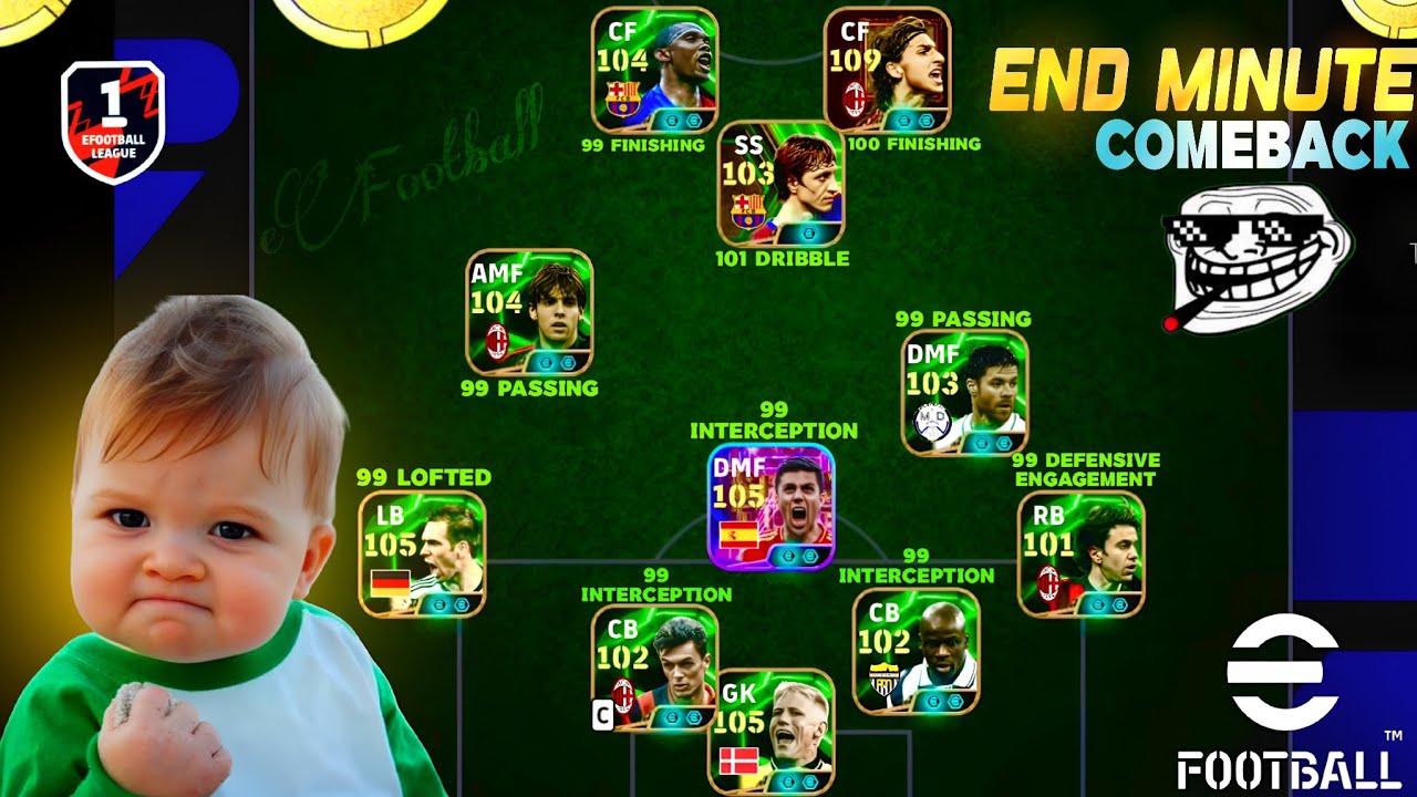 "90th-Minute Equalizer to Save the Match!"😮‍💨🔥 | eFootball Ranked Match | eFootball 26 Mobile 