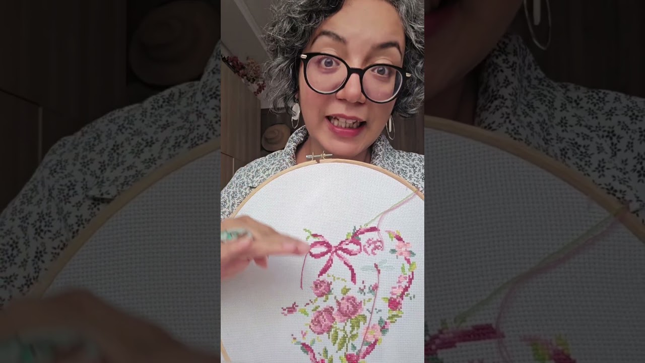 Laver sa broderie! extrait live TikTok.