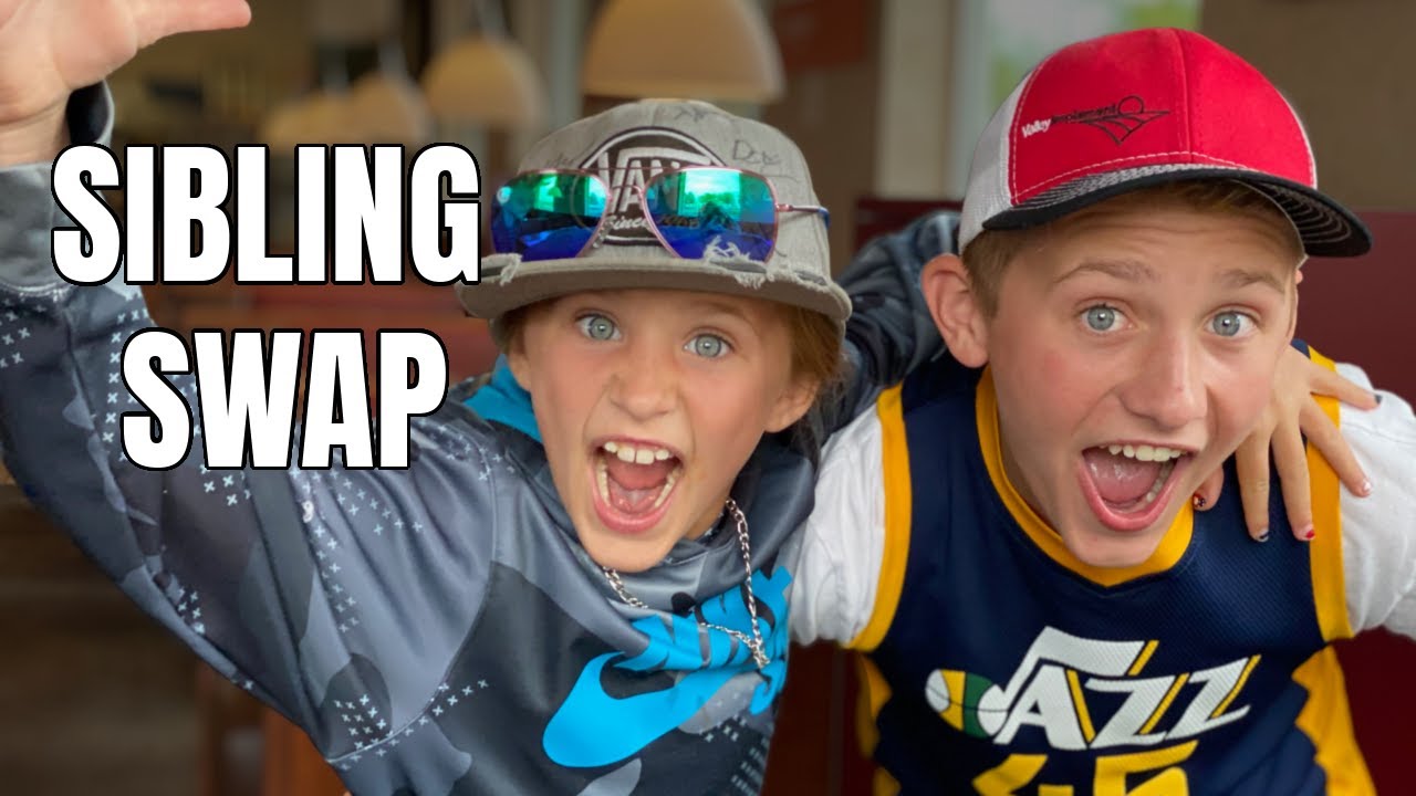 SIBLING SWAP - WEAR Your Sibling's Clothes for a Day!!