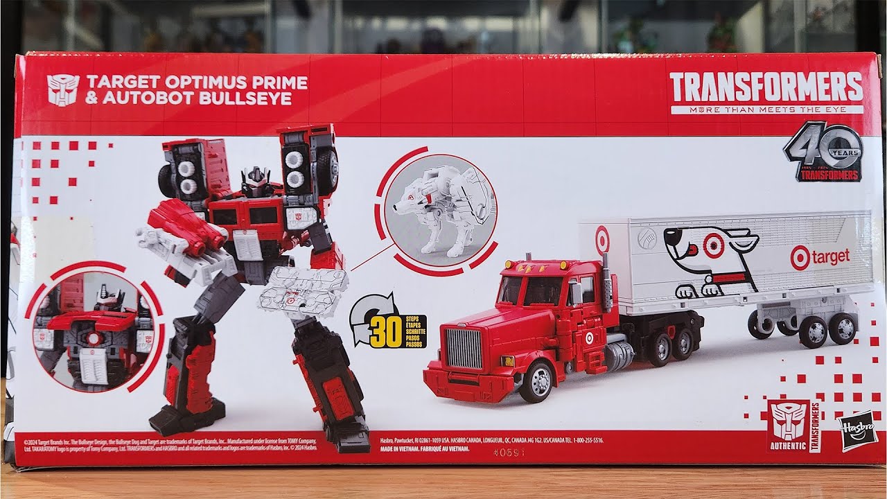 Transformers Target OPTIMUS PRIME & Autobot BULLSEYE Review