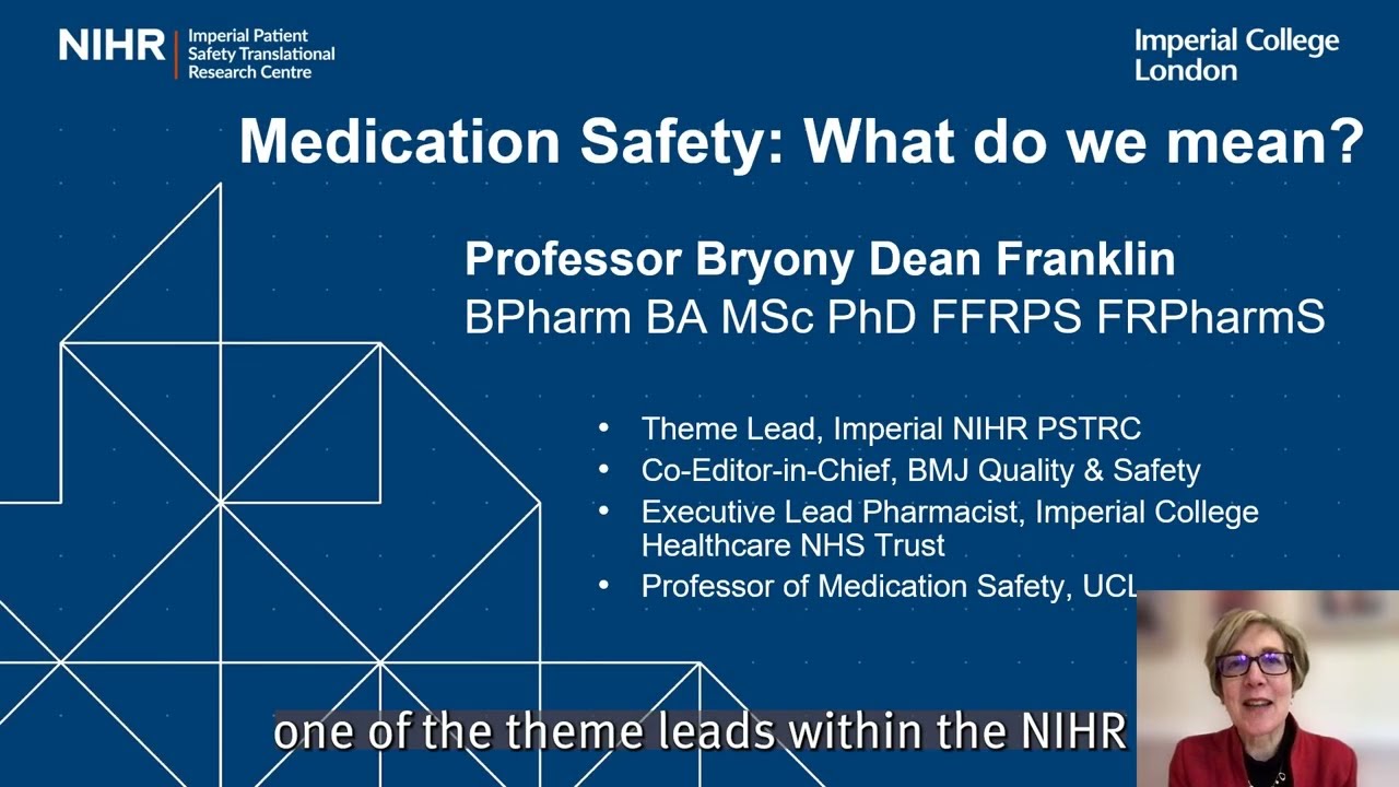 WPSD 2022 - Session 1: Medication Safety - What do we mean?