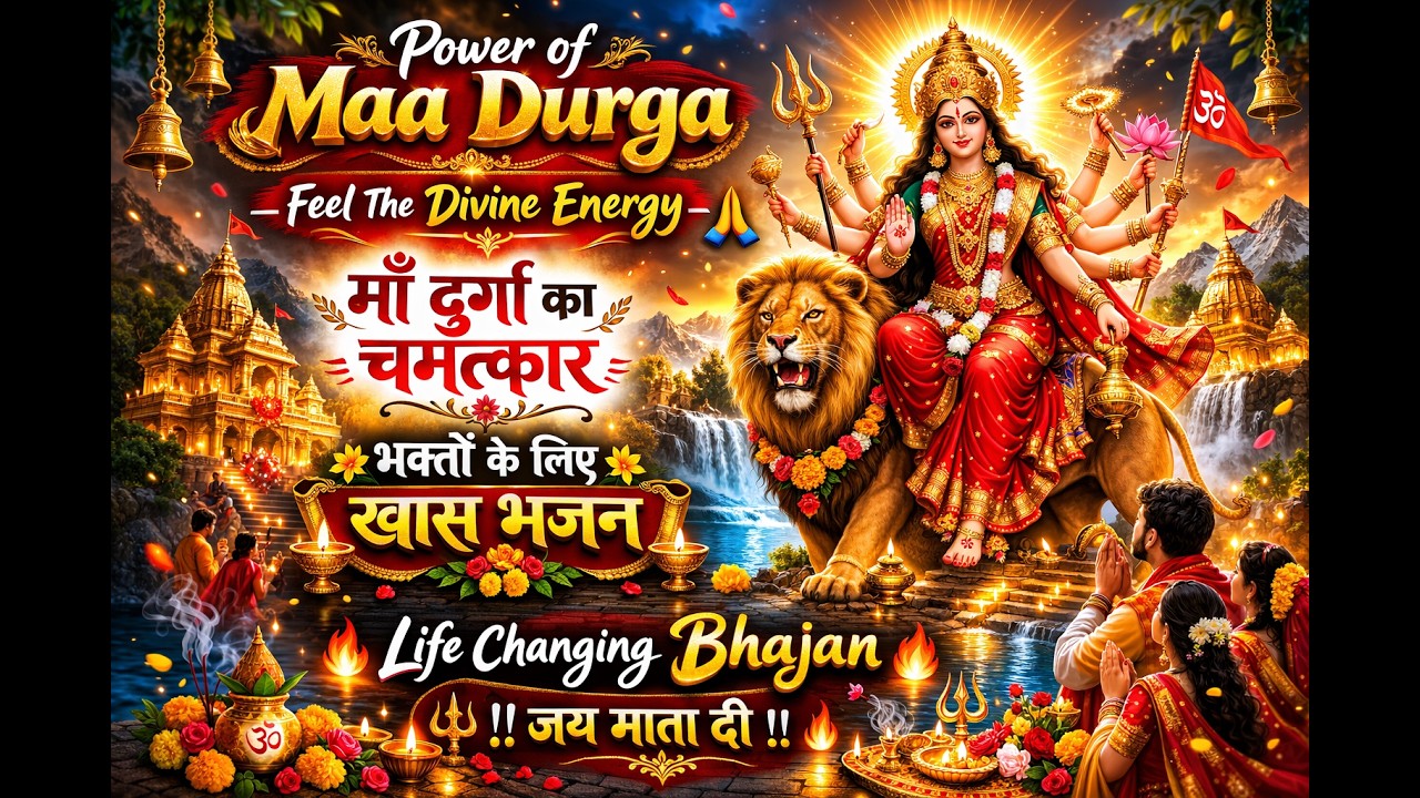 जय माँ दुर्गा 🙏 | शक्ति का महासागर | Navratri Special Bhajan 2026 ये भजन सुनते ही चमत्कार होगा 😱