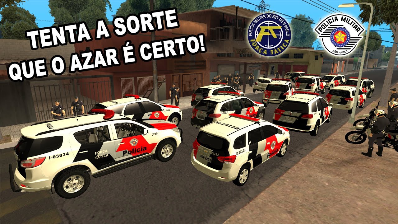 GTA SA - PMESP - Tentativa de roubo a carro forte