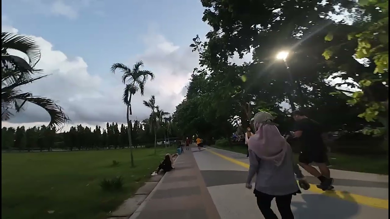 Joging sore di #lapanganrenon #soim511