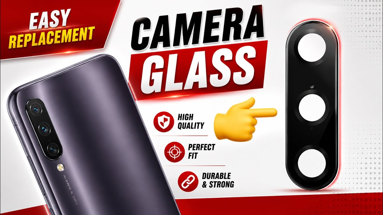 Mi A3 Camera Glass Replacement | How to Change Xiaomi Mi A3 Camera Lens #redmi #repair #camera 
