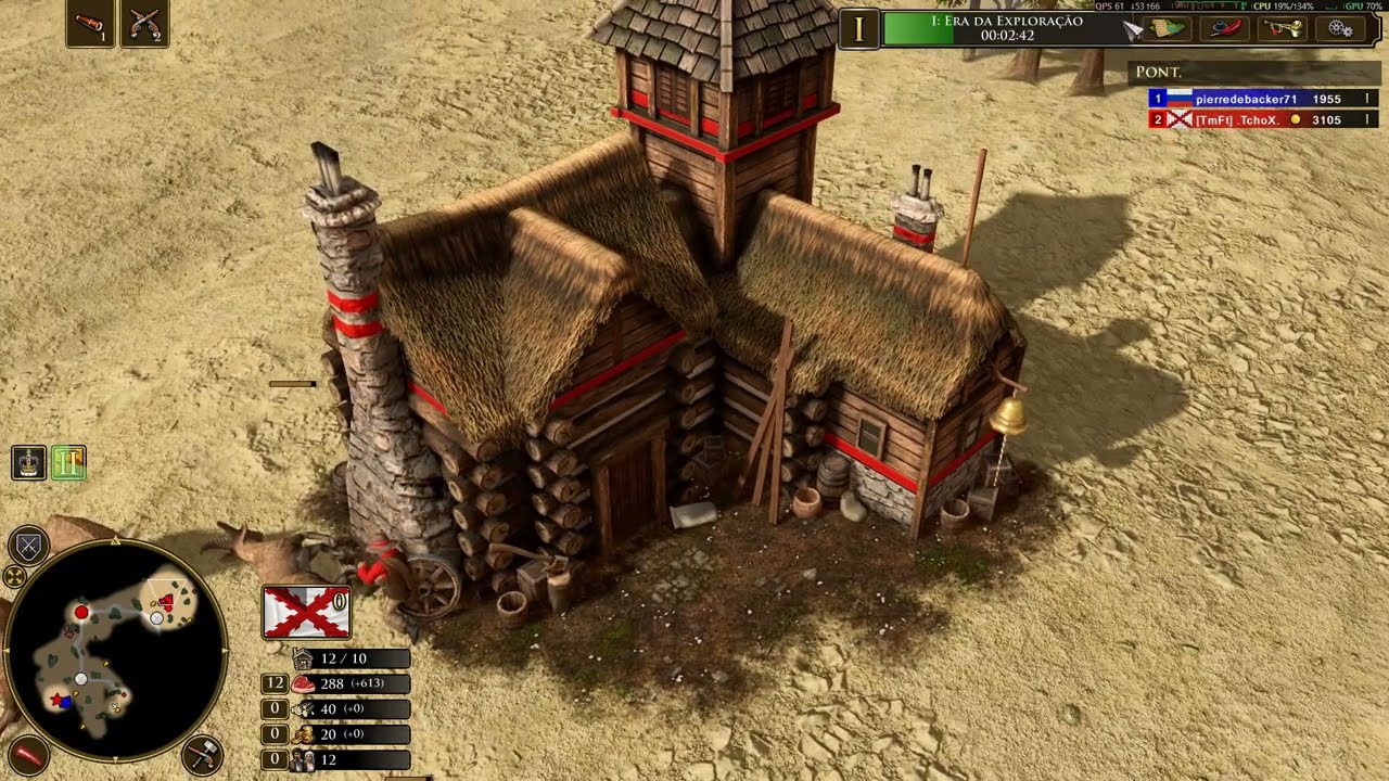 Aoe 3 Espanha x Rússia Lanceiro op ? ou Tilte ?