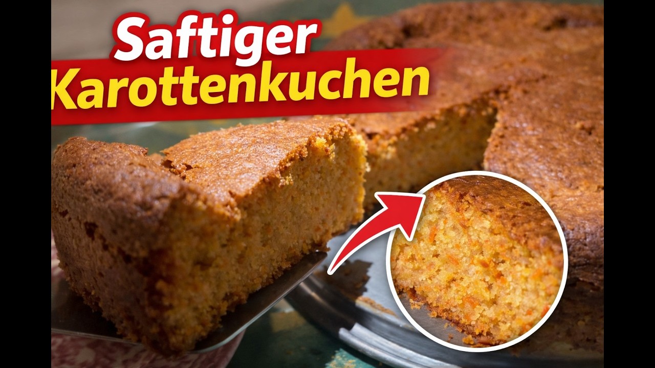 Saftiger 🔥Karottenkuchen🔥 🥕🍰