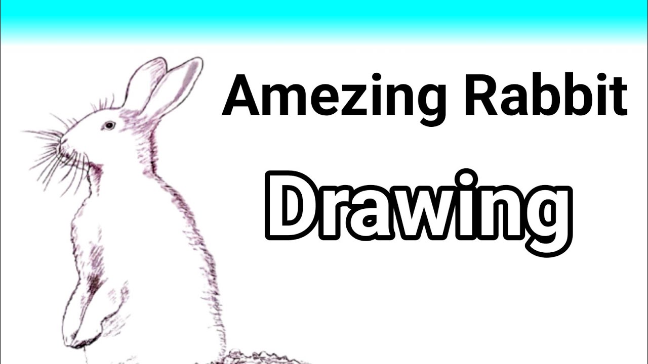 “Amazing Rabbit Drawing! 🐇 Two Legs Standing Art Tutorial | Easy Step-by-Step”
