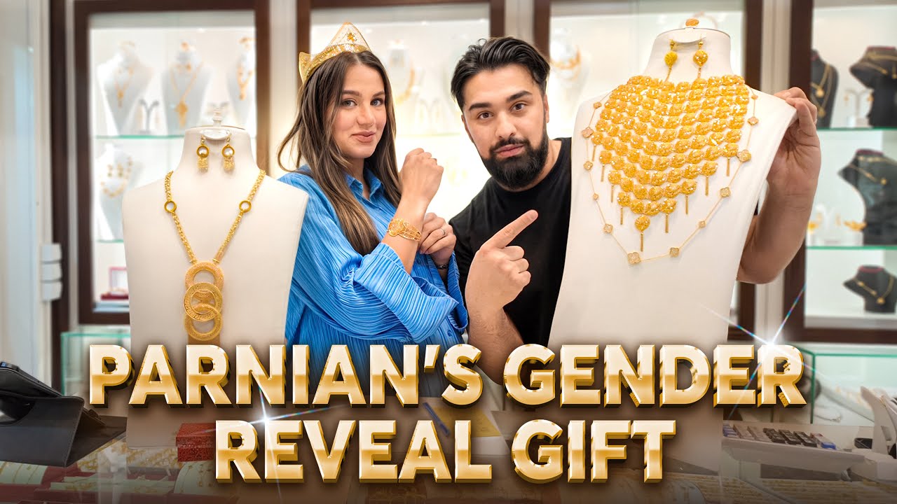 Parnian’s Gender Reveal Gift | Mehmani Hilas Mom | تحفه طلایی برای پرنیان