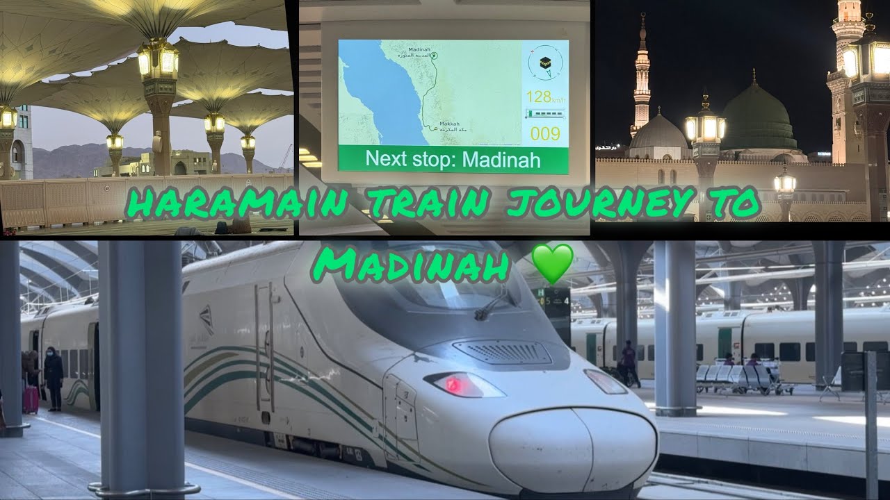 Haramain train Journey to Madinah 💚|| Madinah