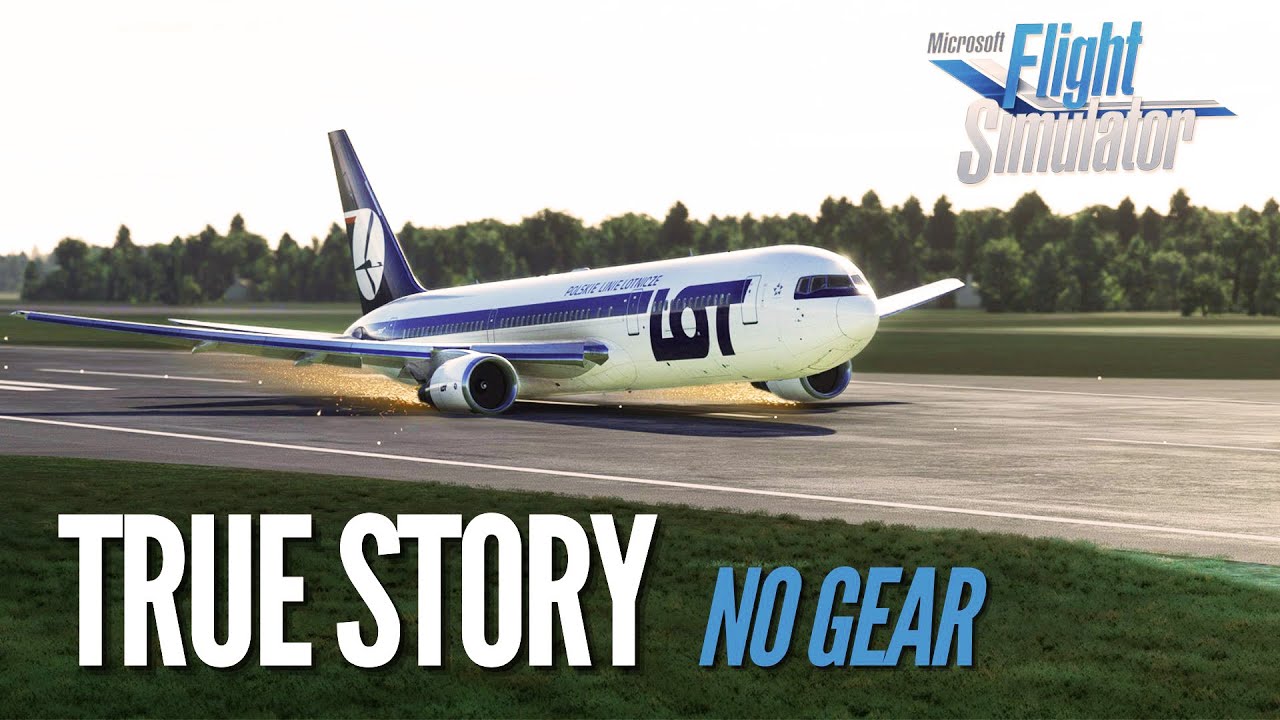 Amazing emergency landing without landing gear - True story