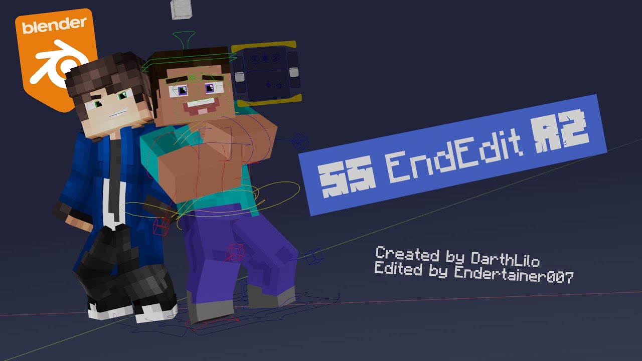 SS EndEdit R2 | An Advanced Free Minecraft Blender Rig [For 2.9x]