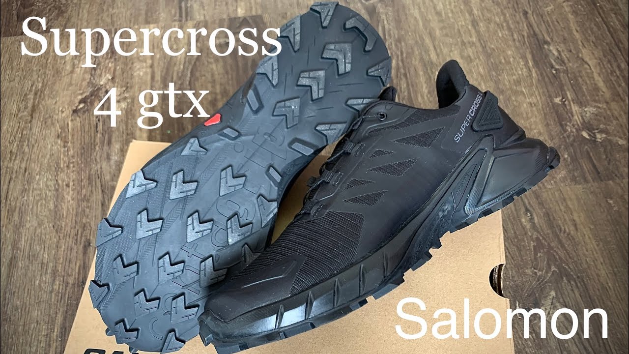 salomon supercross 4 gtx black