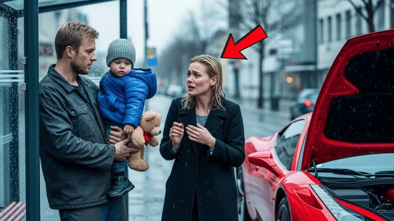 „Hilf Mir, Auto Kaputt＂ Flehte Die Millionärin  Was Der Single Vater Mechaniker Tat Schockierte