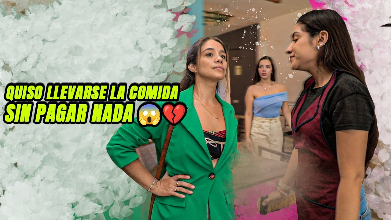 Mujer Quiso llevarse la comida sin pagar nada y Terminó así 😱💔